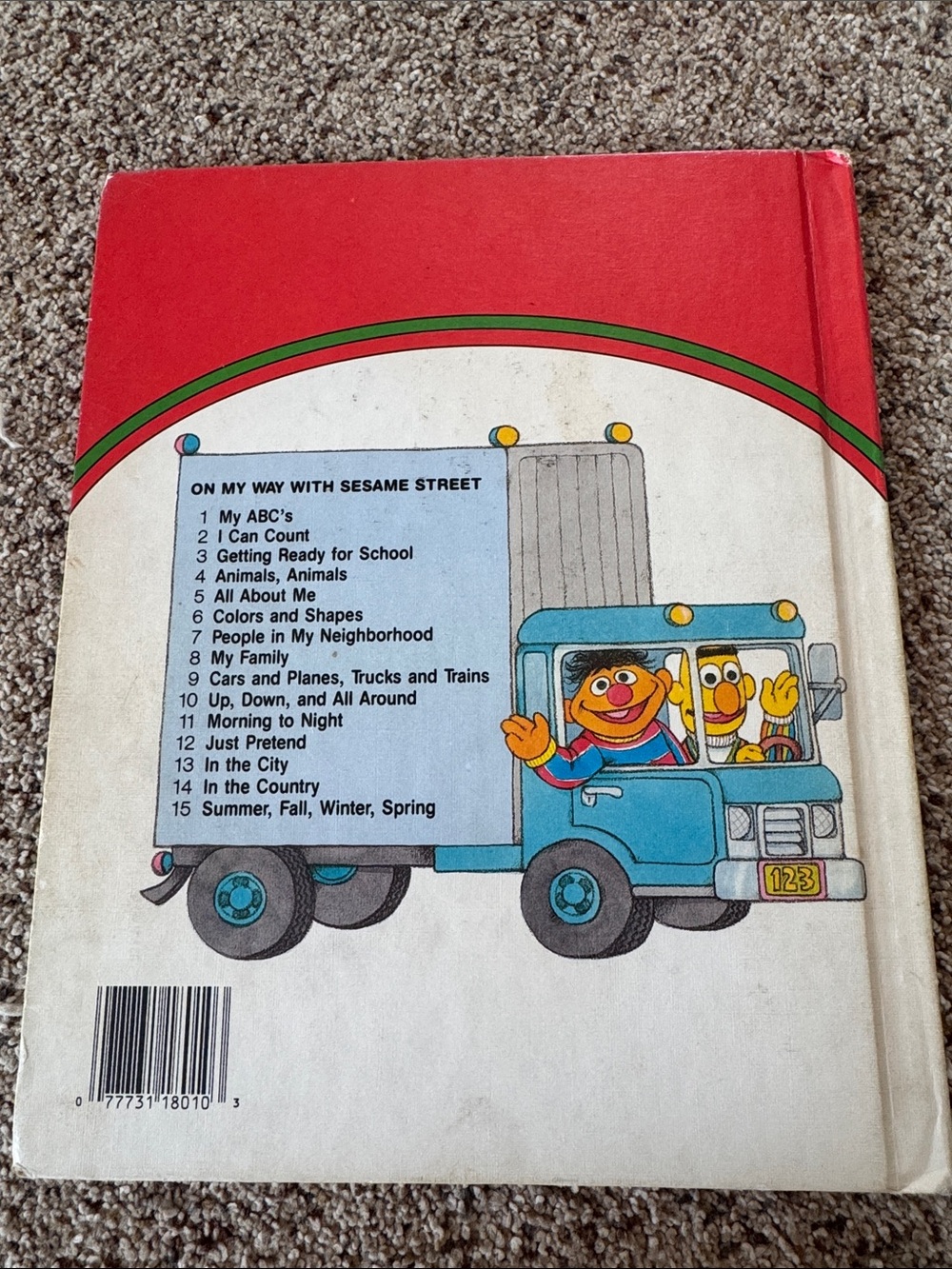 Sesame Street "On My Way" Board Book Vintage Collection - Picture 3 of 9